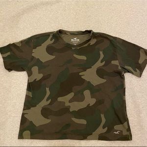 Camo crop top